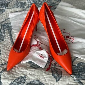 NWT Christian Louboutin Sporty Kate 85 Napa Lining Heels